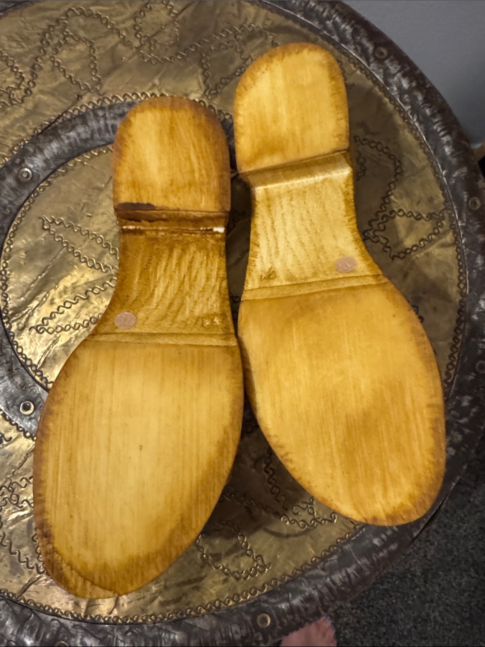 Seychelles Orange Leather Slide Clogs - Picture 4 of 5